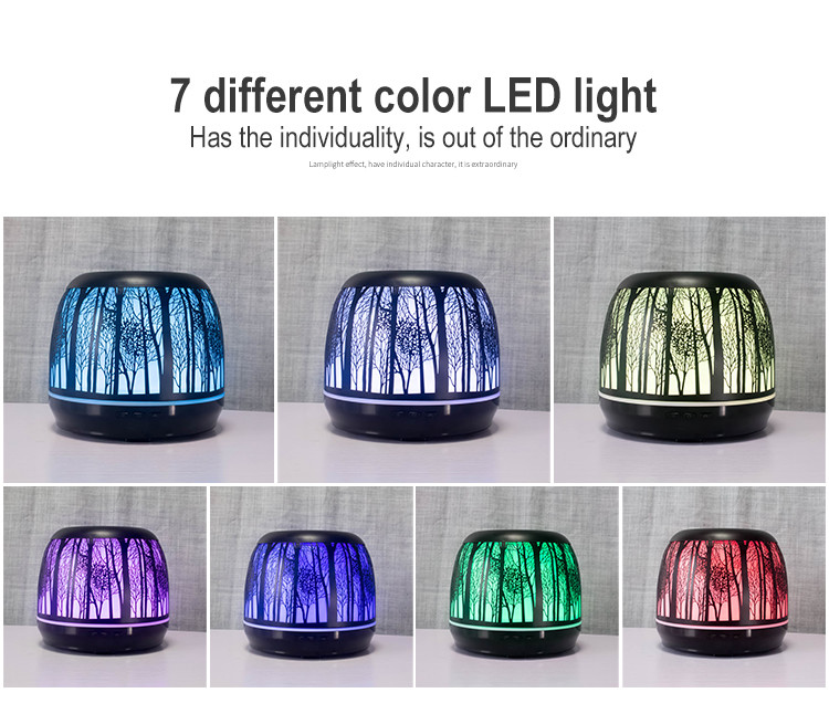 7 Color Light Iron 500ML Essential Oil Diffuser
