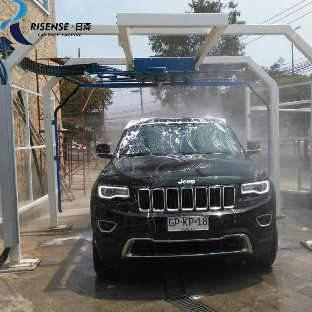 Metal Automatic Touch Free Car Wash Machine With -Chic Design Style