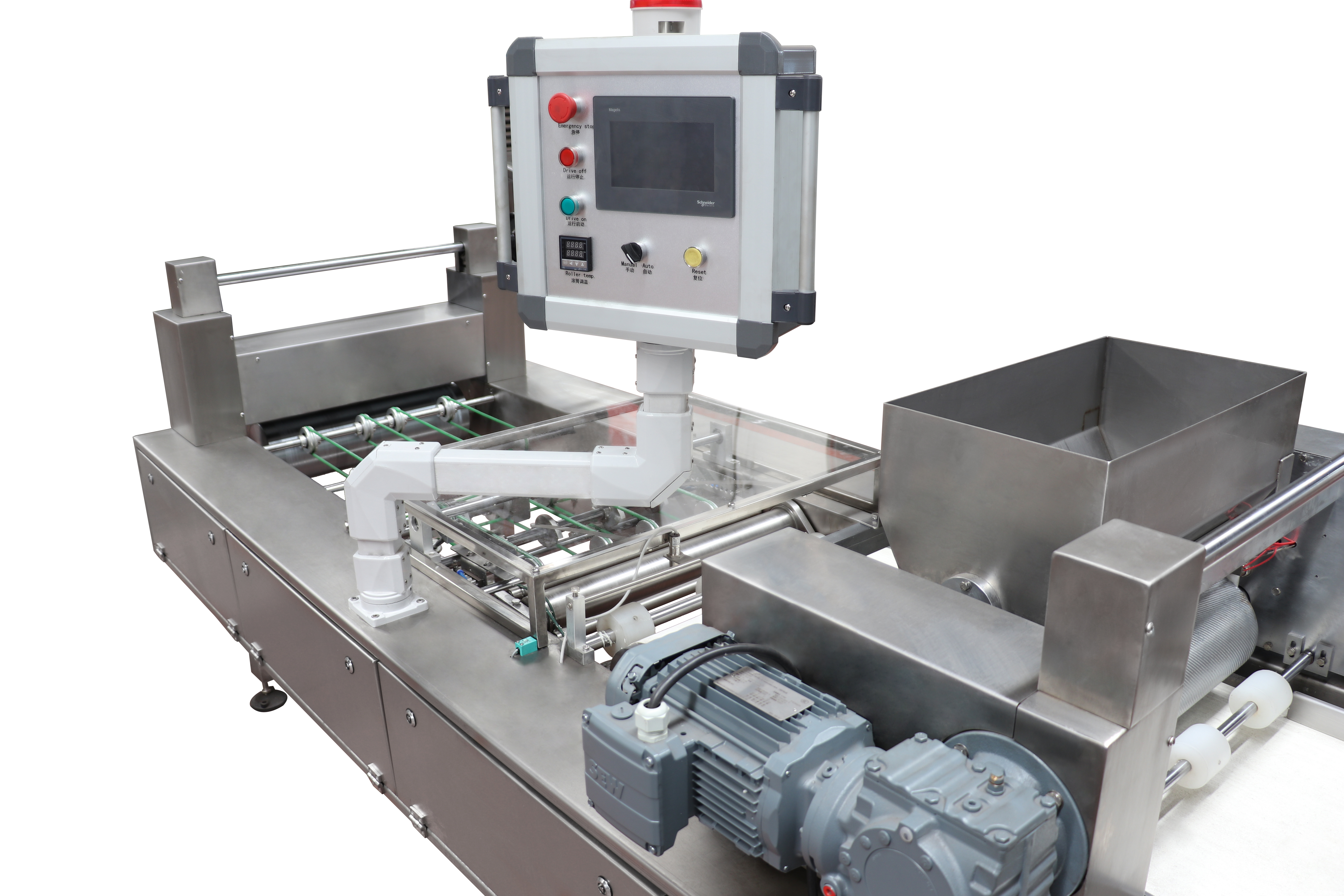 304 Stainless Steel Wafer Biscuit Making Machine / Wafer Production Line