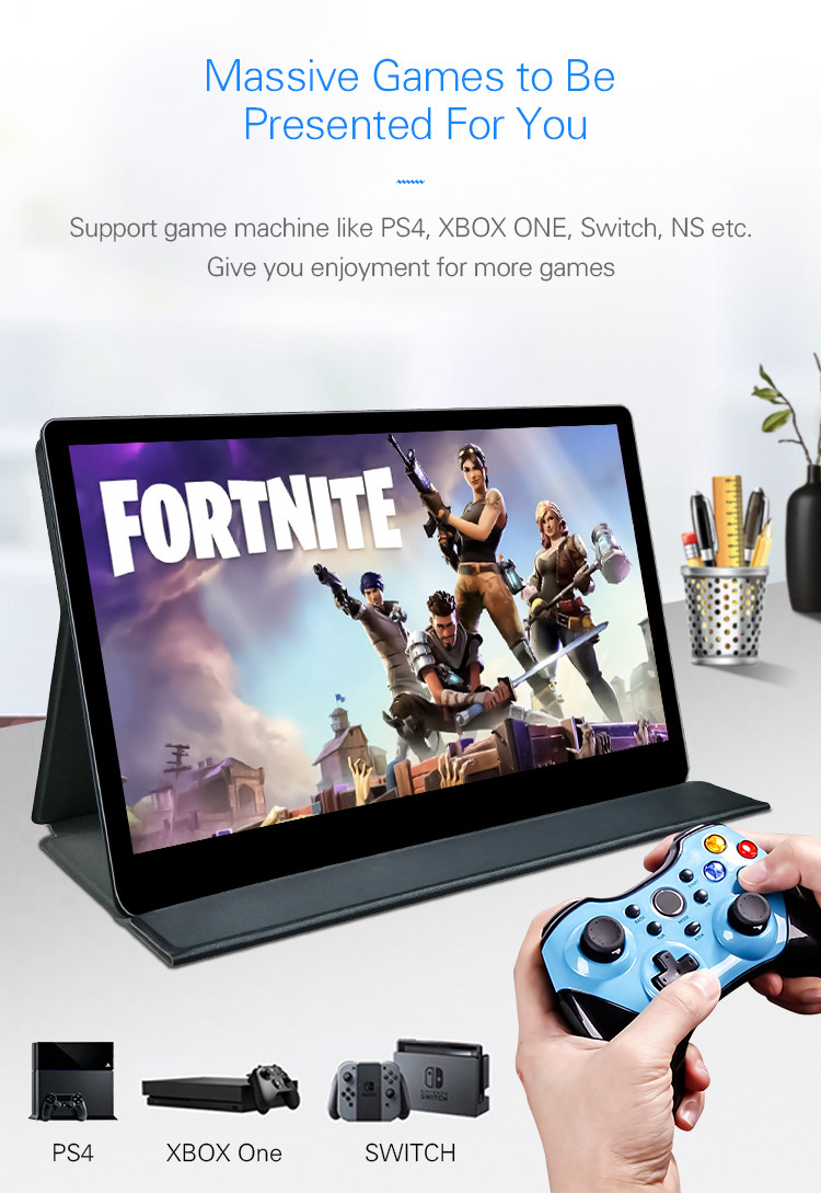178 Degree Full View 72% Color Gamut 13.3 Inch Portable Console Monitor