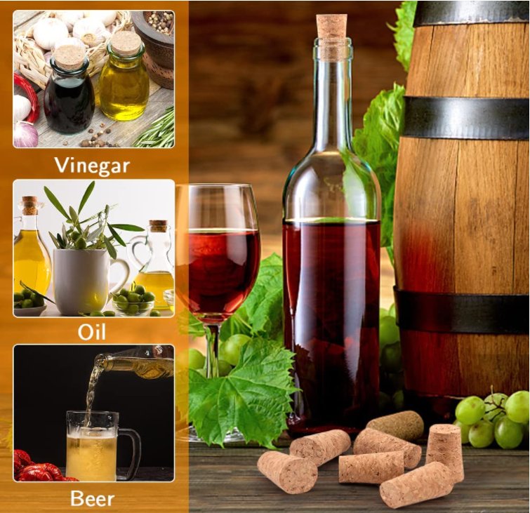 Customized Color Wine Bottle Conical Cork Replacement Piece Acceptable for OEM/ODM