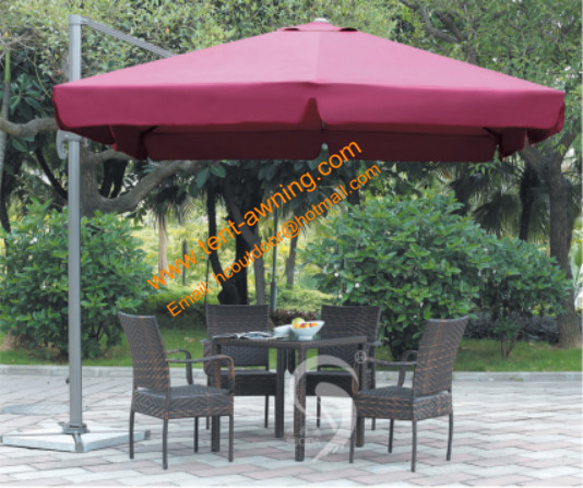 Aluminum Waterproof Outdoor Patio Parasol Garden Cantilever Umbrellas