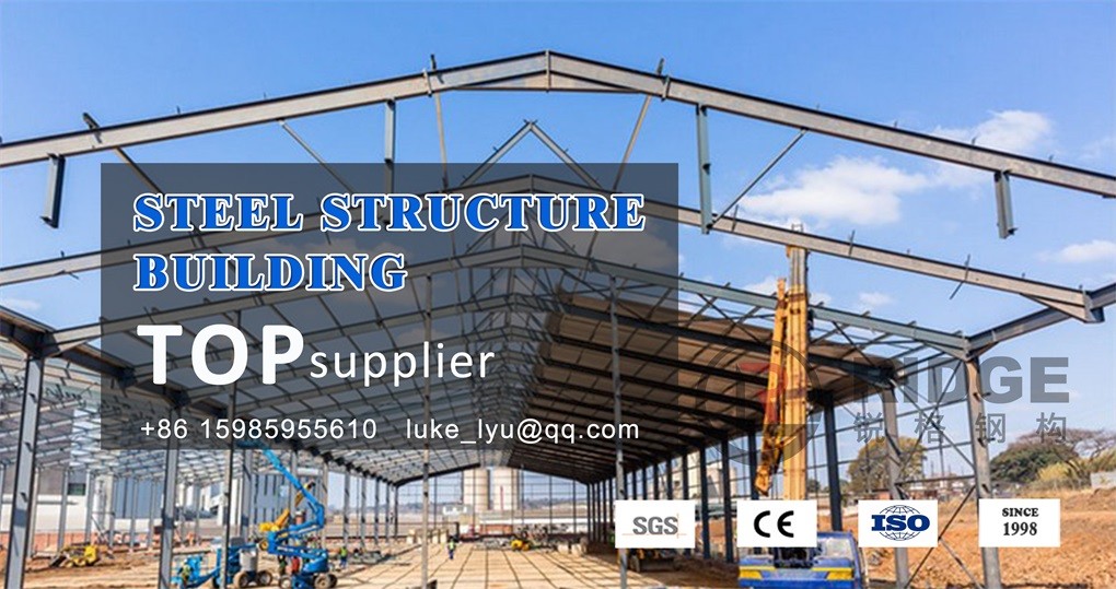 Light Prefab Steel Structure Building , Large Space Steel Building Aircraft Hangar
