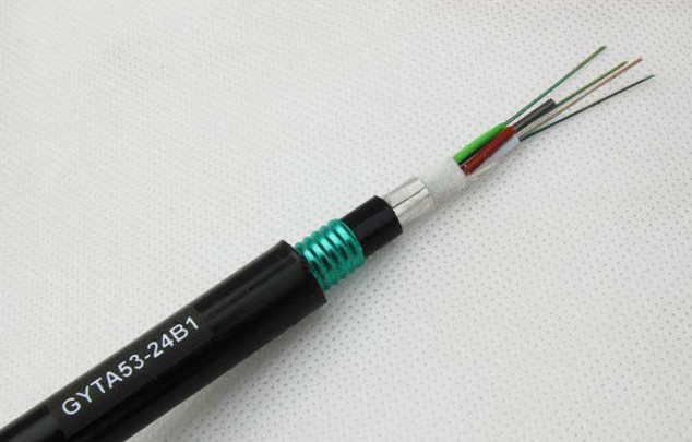 GYTA53 Double Sheathed Fiber Optic Cable Directly Underground for Communication