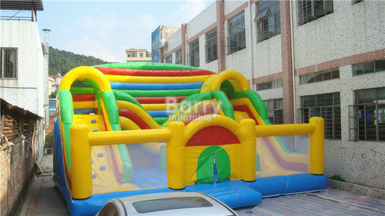 0.55mm PVC Inflatable Bouncer Pull Up Ladder Slide Game 8x4x6m