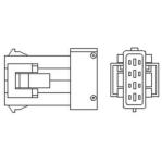 TS 16949 Automotive Oxygen Sensor For Citroen Peugeot 162870 1628YK 9636968