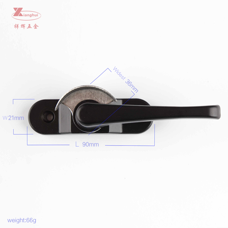 21*27 Window Zinc/Aluminum Alloy UPVC Lock with Solid Handle and Long-lasting Finish
