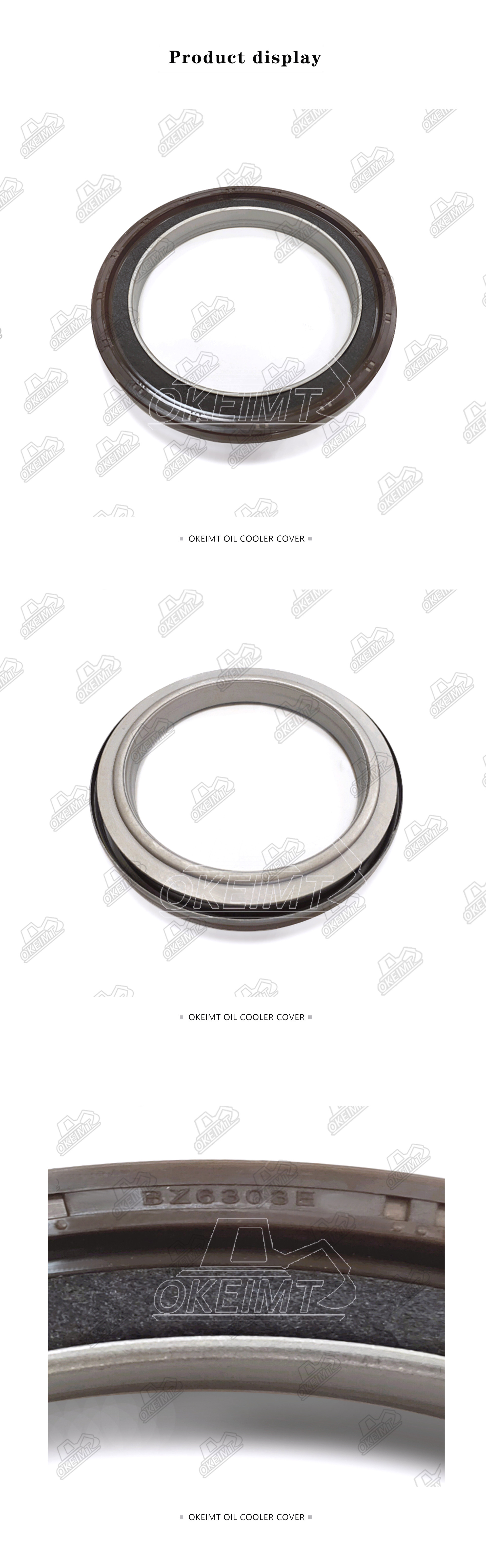 BZ6303E Crankshaft Rear Oil Seal For 4HK1 6HK1 Engine 104*139*15 8-97209342-2