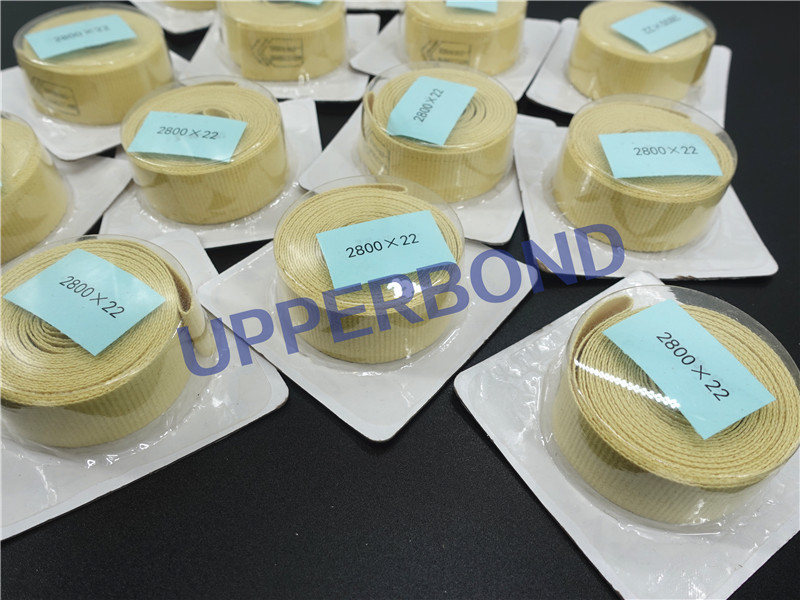 2800*22mm 2489*21mm Garniture Tapes For Cigarettes Manufacturing Machine
