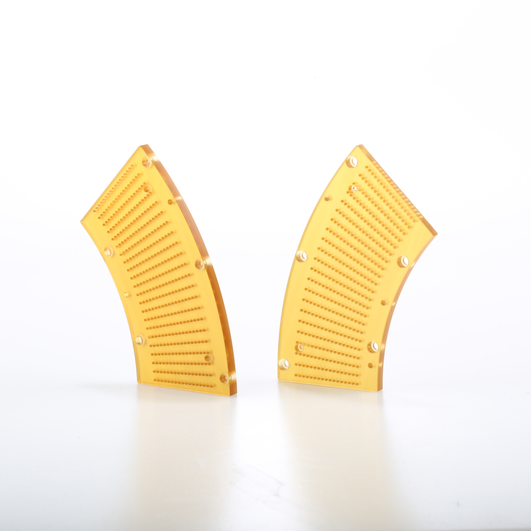 PAI PA6 / PA66 Nylon Machined Plastic Components 5 Axis Machining Service