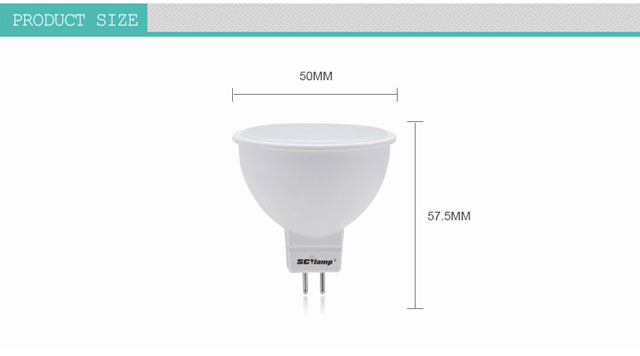 Supply 5W MR16 mini LED spot light