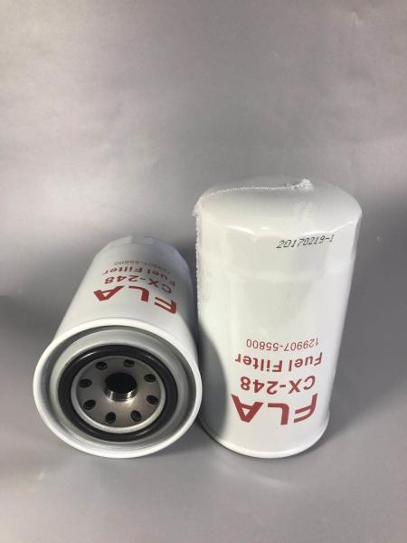 YANMAR Excavator Fuel Filter , Diesel Fuel Filter Water Separator Paper Material