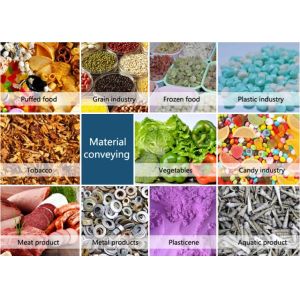 Snacks Chocolate Candy Transpoprt Z Type Bucket Conveyor Low Noise