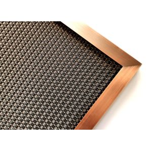 Surface Finished Services Architectural Woven Wire Mesh With Pattern Design