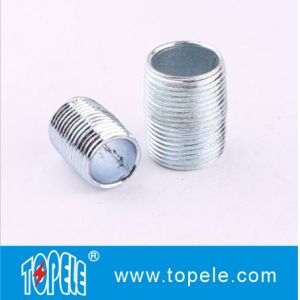 China 1/2 to 2 Carbon Steel Electro Galvanized All Thread Conduit Nipple, RMC / IMC Conduit And Fittings on sale