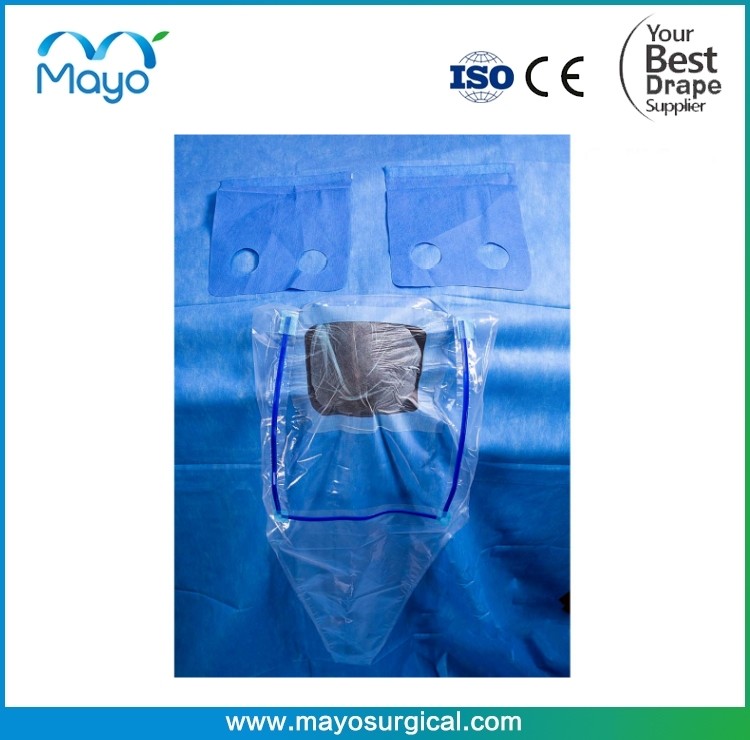 CE Approved Sterile Craniotomy Drape With Collection Pouch / Incise Film