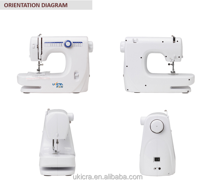 Electric Household Sewing Machine with 2.9kg Weight and Compact Design 33.5x14.5x24CM