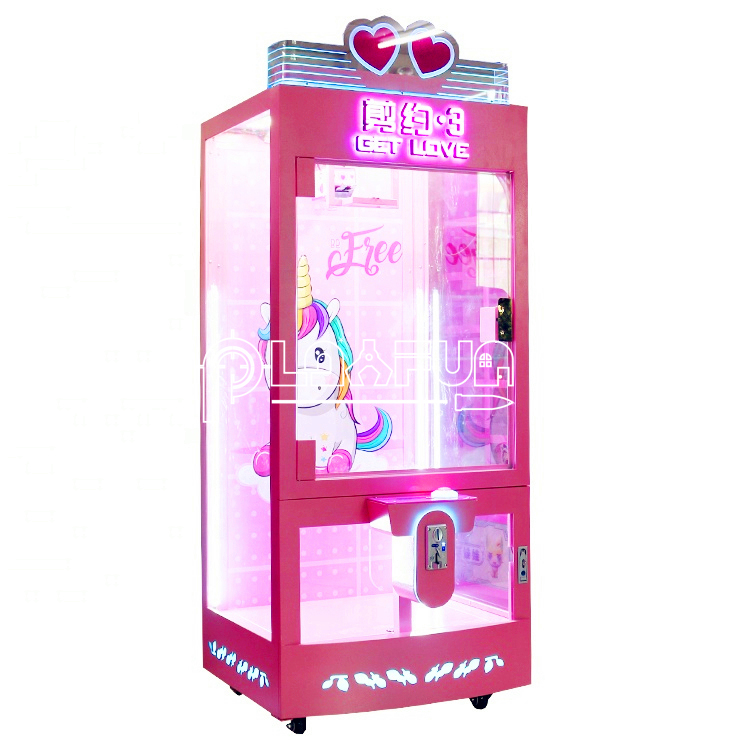 PlayFun Hot Sell Coin Operated Arcade Scissor Cutter Game Machine Prize Vending Machine