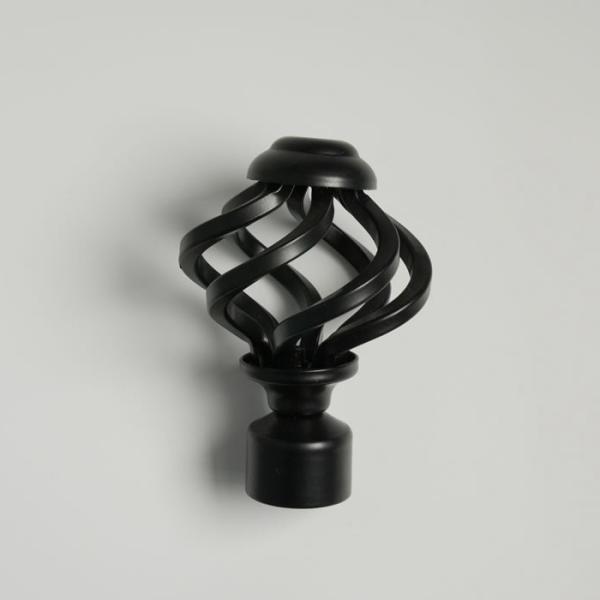 KIEI EP1031 Curtain Finial Hot Sale Luxury Adjustable Curtain Rod Hardware
