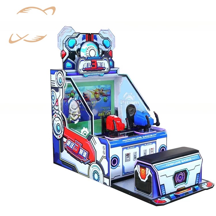 2 Players Crazy Shooting Ball Game Machine For Amusement Game Center
