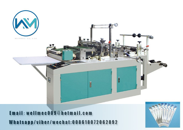 12 mm Small Bag Making machine for Pen Bag with folding device Speed 300 PCS/MIN