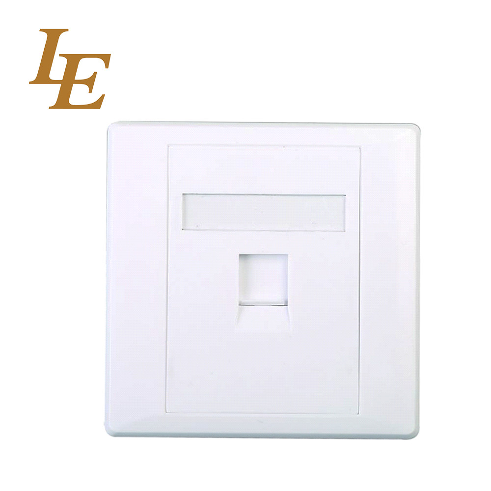 3 Port Keystone Jack Network Faceplate Socket Cat6 UTP RJ45 With Patch Panel And