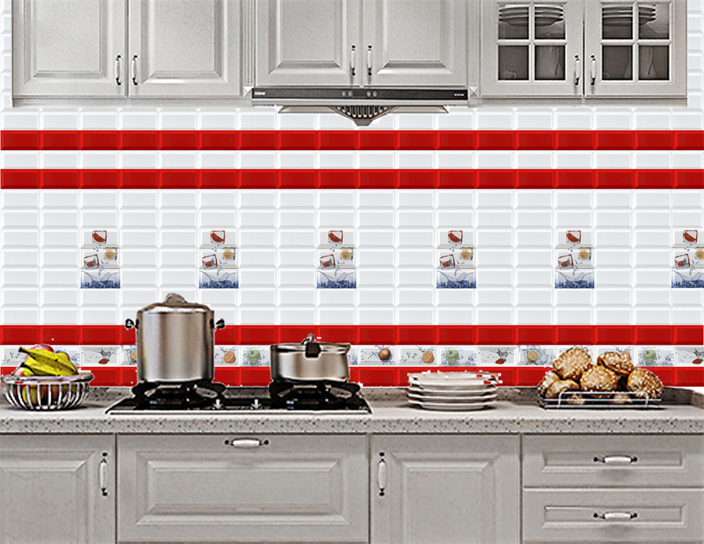 No Fade White 75x152mm Interior Bread Tiles For Kitchen Background AAA Grade