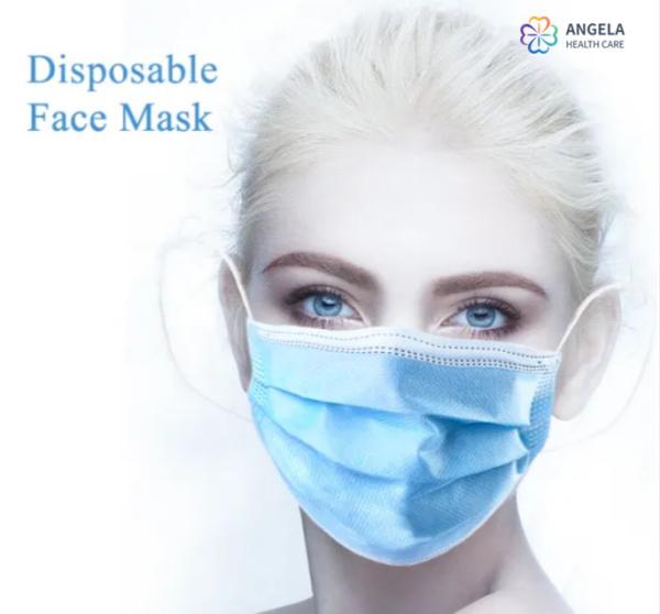 China Factory In Stock Disposable 3-Ply EN14683 ISO14683 Disposable Medical Face