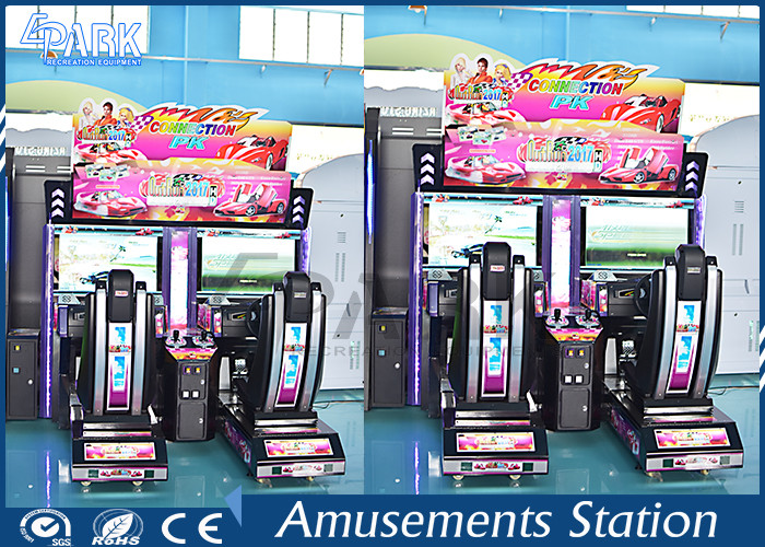 Indoor classic Car Racing Game Machine Coin Operated Outrun 32 Inch Screen For Children