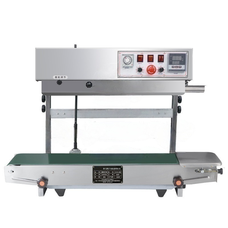 Solid Ink Vertical Sealing Machine With 12mm Sealing Width Adjustable
