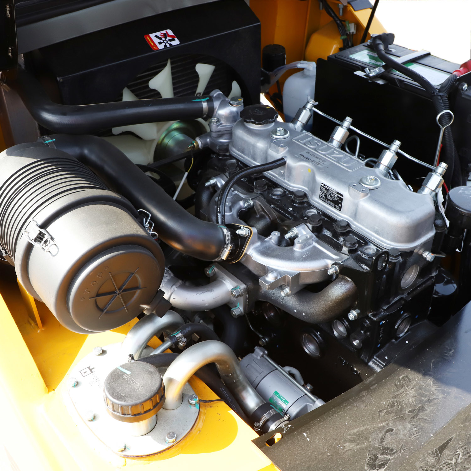 Powerful Diesel Engine 4ton Rough Terrain Forklifts for Off Road Handling and Lifting