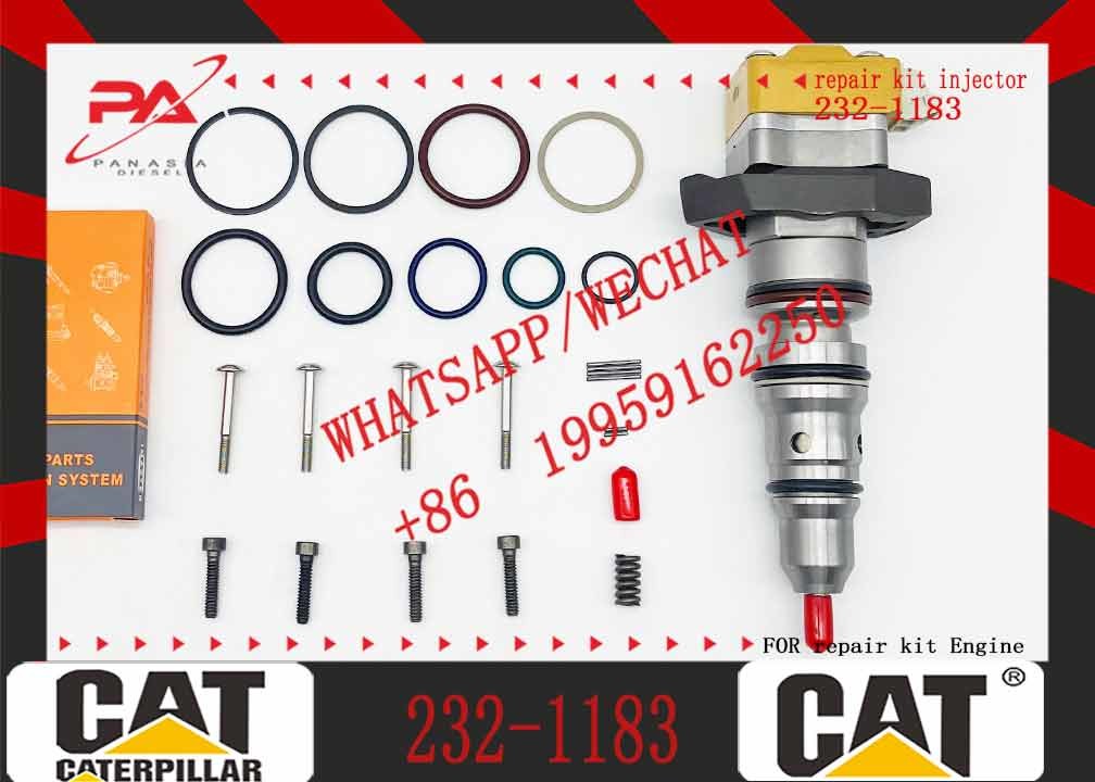 3412 Engine Diesel Fuel Injector 232-1183 Fuel injector Common Rail Fuel Injector 2321183 Spare Parts Injection Nozzle