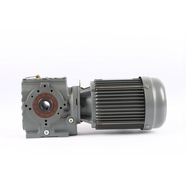 Flange Mounted 62HRC Helical Worm Gear Motor 2 Stages