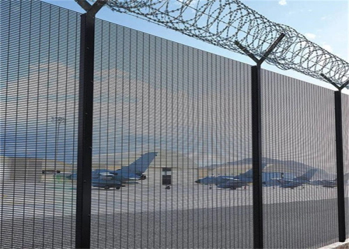 1.5m Size 358 Wire Anti Climb Mesh Fence Powder Coated Security