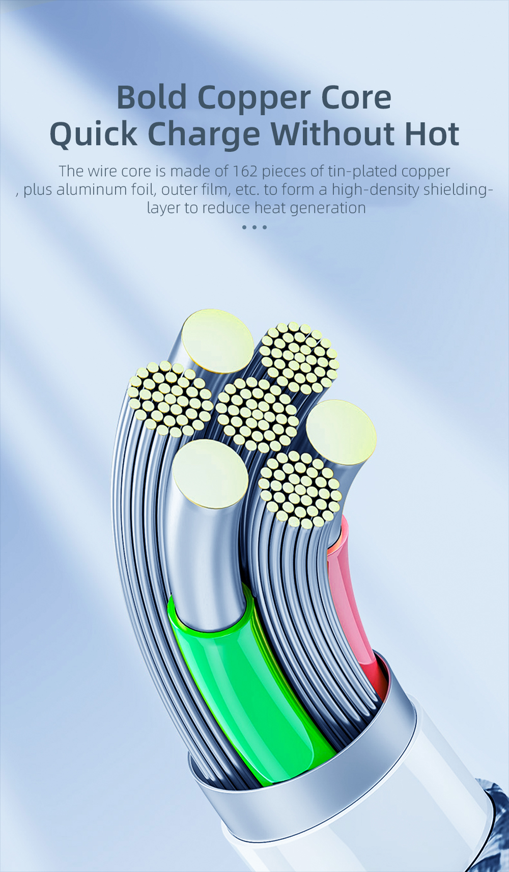 Universal 180 Rotation Type C Charging Cable 3A Quick Charge 480Mbps/s Data Transfer Type C Cable