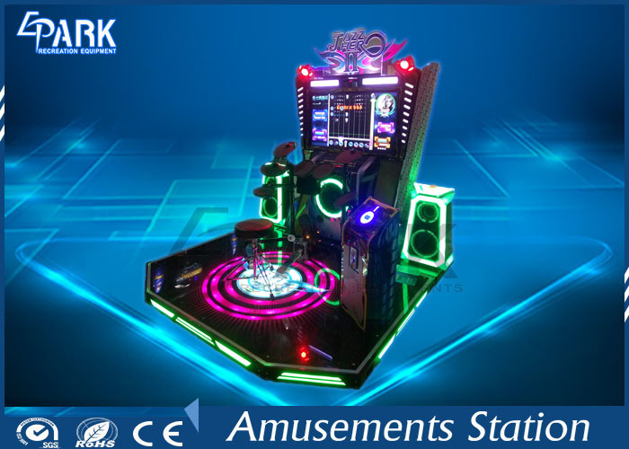 Electric Music Arcade Jazz Drum Simulator Coin Pusher