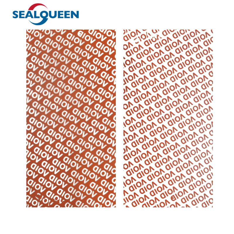 Printable PET Security Seal Label Tamper Evident Warranty Material Roll