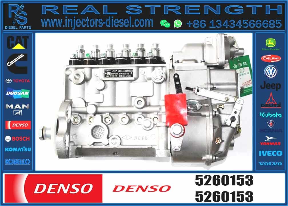 High Quality Fuel Injection Pump For Cummins L360 20 Engine Parts Excavator Spare Part 6P1168A 5260153 4944742 100113016