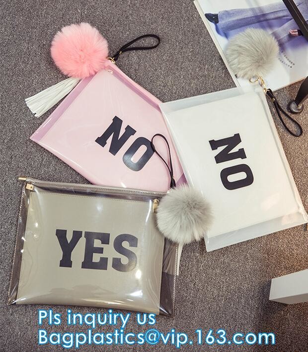 printed OEM logo slider zip lock bags, Slider Undergarment Bag With Lock, vinyl pvc A4 file bag with slider Zip lockkk
