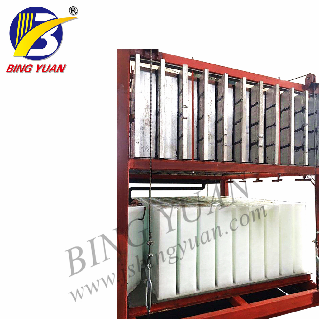 Water Cooling 50KG 220V Block Ice Maker Machine , 3 Ton Ice Machine
