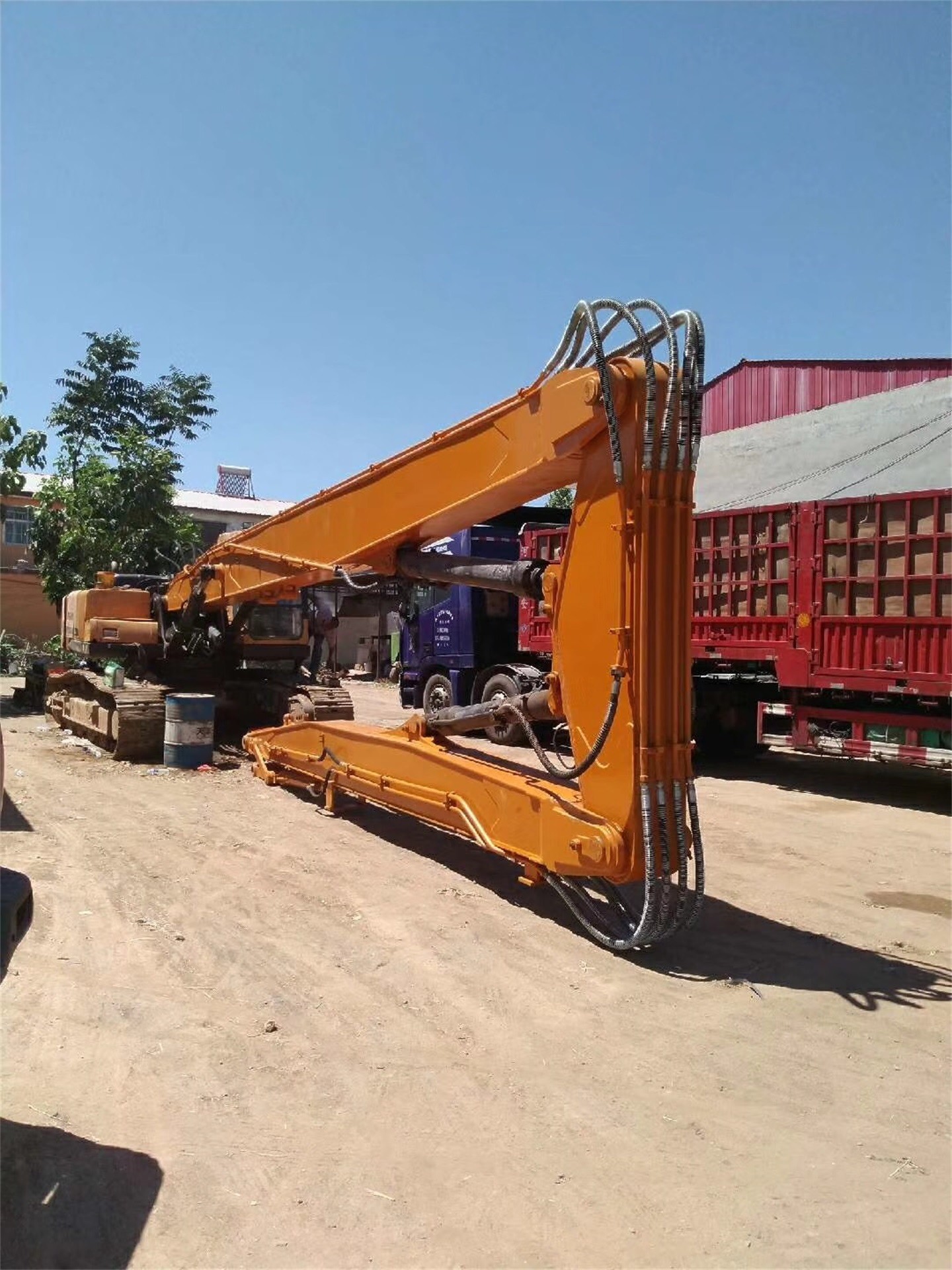 High Reach Arm Demolition Boom 26 Meters Durable For HITACHI ZX490