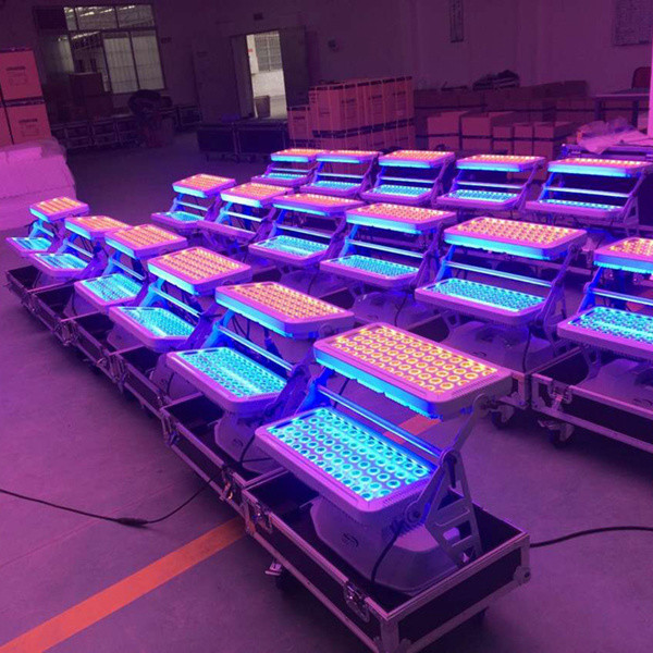 Free shipping China High quality 6IN1 120*18W Waterproof RGBWA UV IP65 Outdoor LED City Color Wash Light