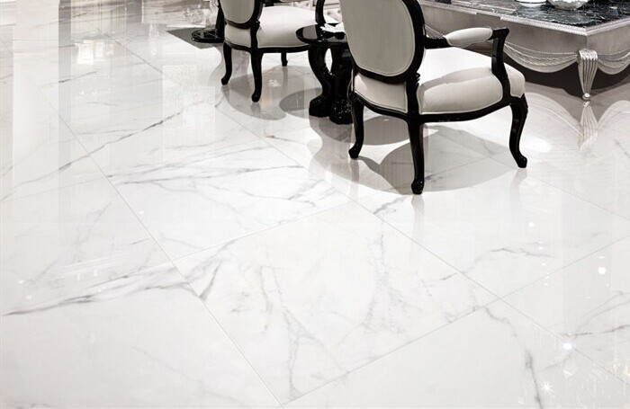 Acid Resistant Marble Effect Ceramic Wall Tiles Less Than 0.05% Absorption Rate