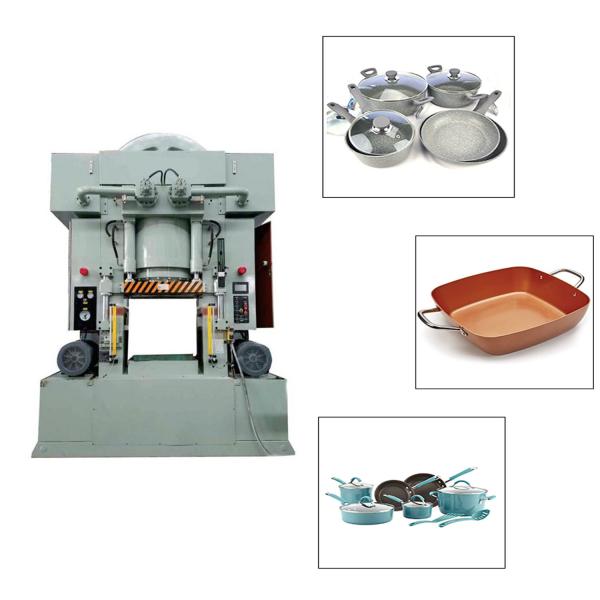 Aluminum Die casting pot pan cookware production line forged cookware coating