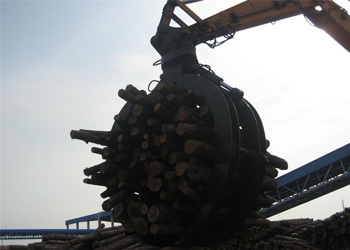Long Durability Logging Grapple Excavator Log Grab Electric Hydraulic Grab