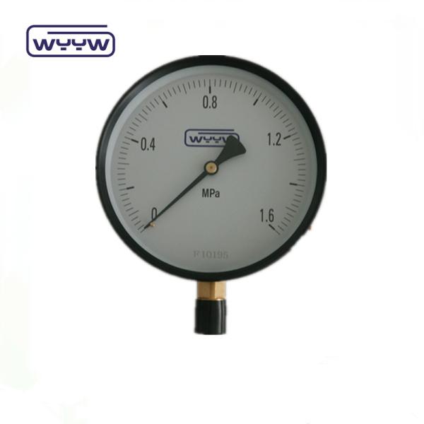 High Quality 150mm, Dry Pressure Gauge High Black Steel Case Hydraulic Pressure