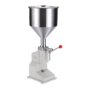 China Construction Works A-03 Manual Type Paste Liquid Filling Machine for Honey Toothpaste on sale