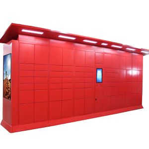 Electric Customizable Parcel Delivery Lockers With Remote Platform And