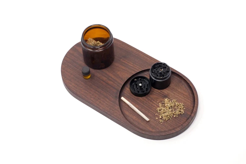Solid wood tray Cigarette Rolling Trays Smoke Accessories