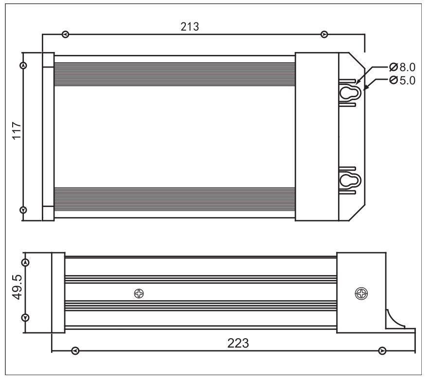 led power supply 12v 400w